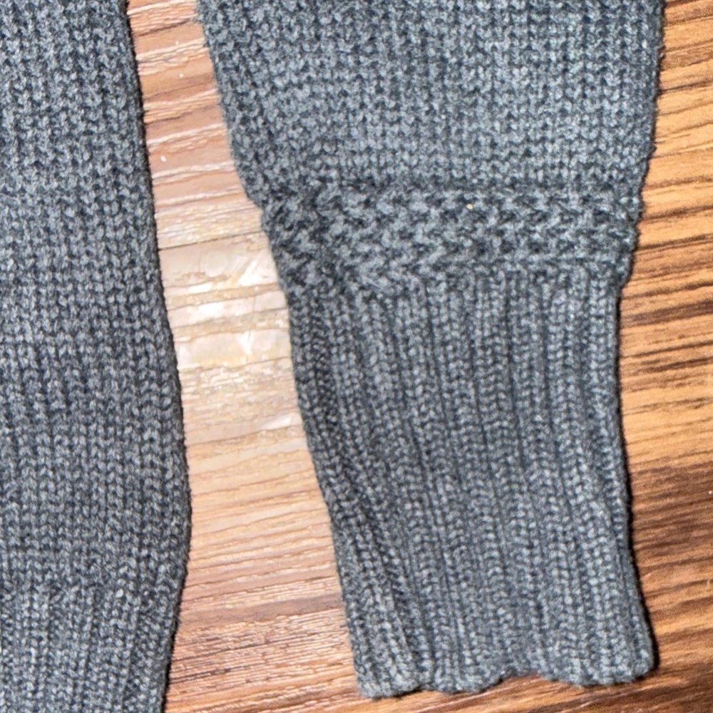 Ralph Lauren Charcoal Turtleneck Sweater with Red Logo - Picture 4 of 7